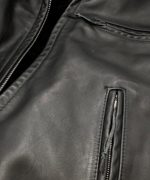 Schott（ショット）Schott (ショット) シングルライダースジャケット ブラック サイズ:36の古着・服飾アイテム