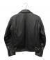 Schott (ショット) シングルライダースジャケット ブラック サイズ:36：30000円