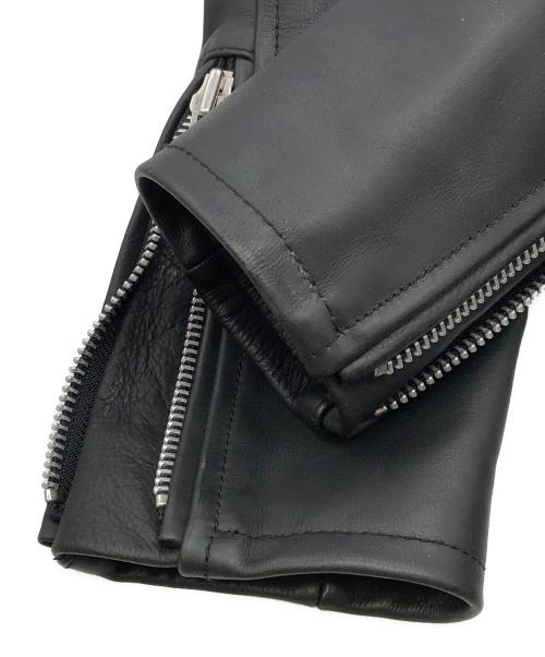 VANQUISH（ヴァンキッシュ）VANQUISH (ヴァンキッシュ) ダブルライダースジャケット ブラック サイズ:Sの古着・服飾アイテム