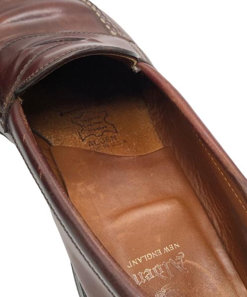 Alden（オールデン）Alden (オールデン) コインローファー ブラウン サイズ:8 1/2Dの古着・服飾アイテム