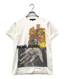 COMME des GARCONS（コムデギャルソン）の古着「RENE BURRI プリントTシャツ」｜ホワイト