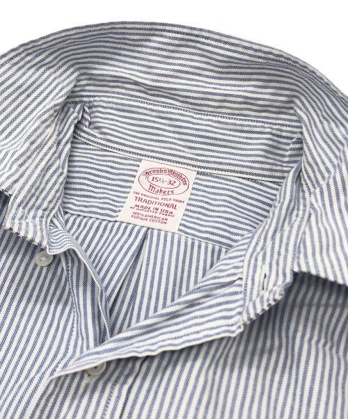 BROOKS BROTHERS（ブルックスブラザーズ）BROOKS BROTHERS (ブルックスブラザーズ) ストライプシャツ ホワイト サイズ:15 1/2-32の古着・服飾アイテム