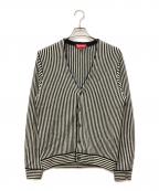 SUPREMEシュプリーム）の古着「Micro stripe cardigan」｜ブラック