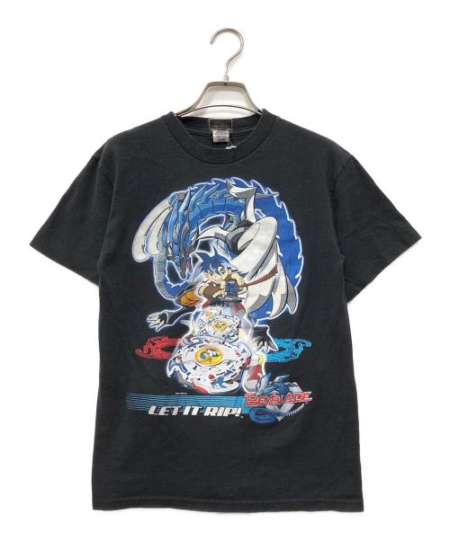 BEYBLADE（ベイブレード）BEYBLADE (ベイブレード) アニメTシャツ ブラック サイズ:Mの古着・服飾アイテム