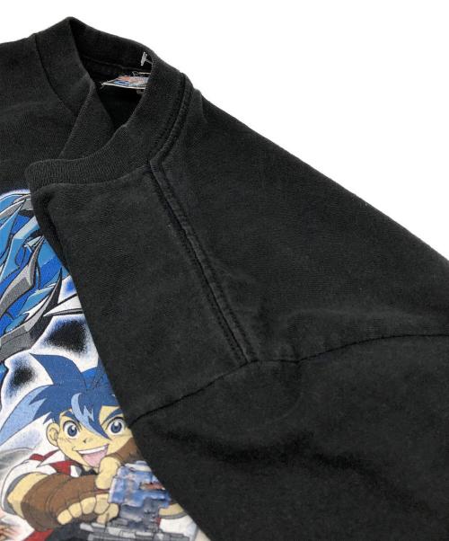BEYBLADE（ベイブレード）BEYBLADE (ベイブレード) アニメTシャツ ブラック サイズ:Mの古着・服飾アイテム