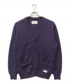 WACKO MARIAワコマリア）の古着「PREMIUM MOHAIR KNIT CARDIGAN」｜パープル