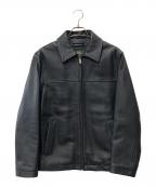 Eddie Bauerエディーバウアー）の古着「レザージャケット」｜ブラック