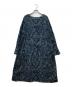 45R（フォーティファイブ・アール）の古着「インディゴ胡桃抜染プリントワンピース」｜ネイビー