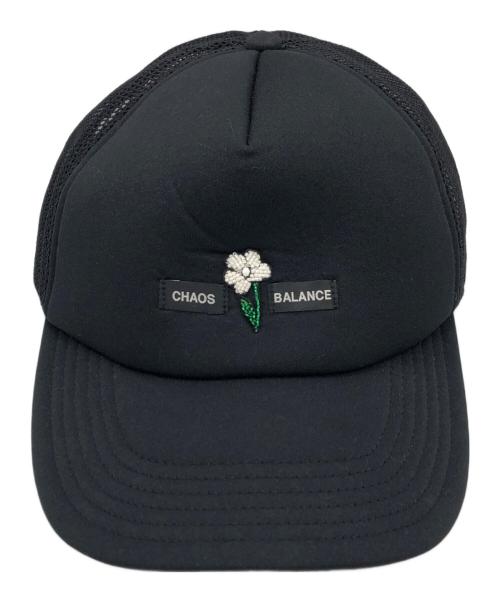 UNDERCOVER（アンダーカバー）UNDERCOVER (アンダーカバー) CHAOS BALANCE メッシュキャップ ブラック サイズ:下記参照の古着・服飾アイテム