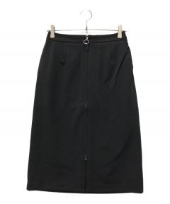 中古・古着通販】ebure (エブール) ウールスカート ネイビー サイズ:36