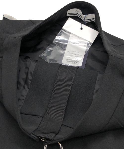 BORDERS at BALCONY（ボーダーズアットバルコニー）BORDERS at BALCONY (ボーダーズアットバルコニー) フロントジップスカート ブラック サイズ:36の古着・服飾アイテム