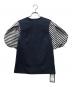 BORDERS AT BALCONY（ボーダーズアットバルコニー）の古着「PUFF SLEEVE TEE」｜ネイビー×ホワイト