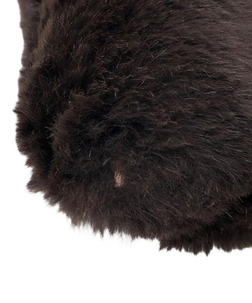 LOEWE（ロエベ）LOEWE (ロエベ) ファー切替ハンドバッグ ブラウン サイズ:下記参照の古着・服飾アイテム