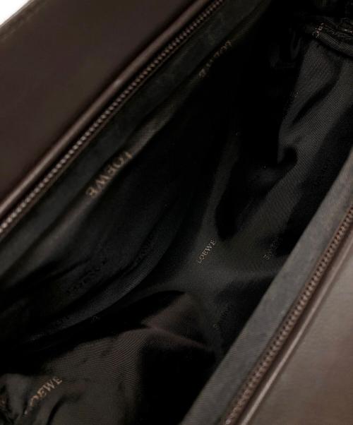 LOEWE（ロエベ）LOEWE (ロエベ) ファー切替ハンドバッグ ブラウン サイズ:下記参照の古着・服飾アイテム