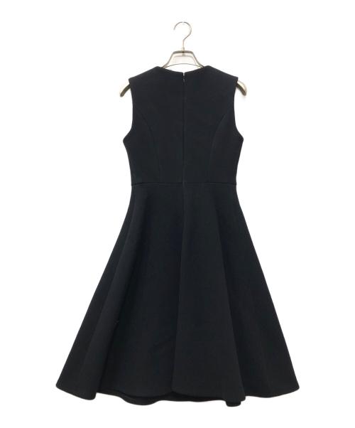 YOKO CHAN（ヨーコチャン）YOKO CHAN (ヨーコチャン) パール装飾ノースリーブワンピース ブラック サイズ:38の古着・服飾アイテム