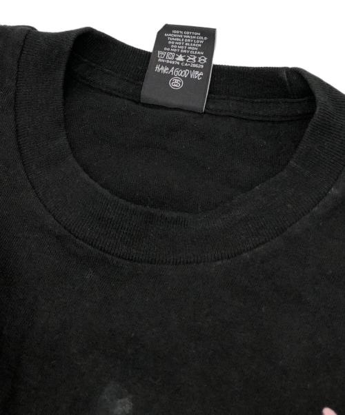 stussy（ステューシー）stussy (ステューシー) Pane (パネ) コラボTシャツ ブラック サイズ:XLの古着・服飾アイテム