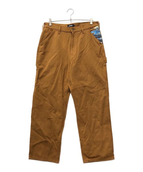 X-LARGE（エクストララージ）X-LARGE (エクストララージ) SHIRT KING PHADE (シャツキングフェイド) カーゴパンツ ブラウン サイズ:34の古着・服飾アイテム