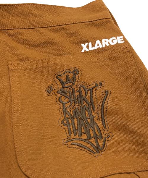 X-LARGE（エクストララージ）X-LARGE (エクストララージ) SHIRT KING PHADE (シャツキングフェイド) カーゴパンツ ブラウン サイズ:34の古着・服飾アイテム