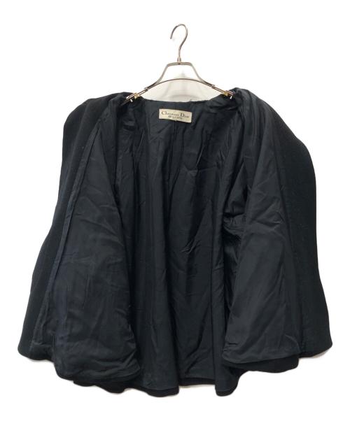 Christian Dior（クリスチャン ディオール）Christian Dior (クリスチャン ディオール) デザインメルトンジャケット ブラック サイズ:Mの古着・服飾アイテム