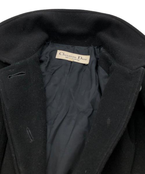 Christian Dior（クリスチャン ディオール）Christian Dior (クリスチャン ディオール) デザインメルトンジャケット ブラック サイズ:Mの古着・服飾アイテム