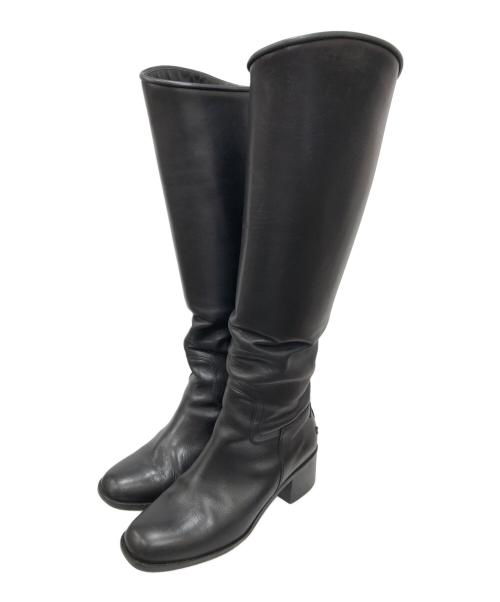 CHANEL（シャネル）CHANEL (シャネル) ロングブーツ ブラック サイズ:36 1/2の古着・服飾アイテム