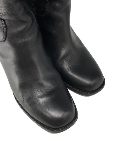 CHANEL（シャネル）CHANEL (シャネル) ロングブーツ ブラック サイズ:36 1/2の古着・服飾アイテム