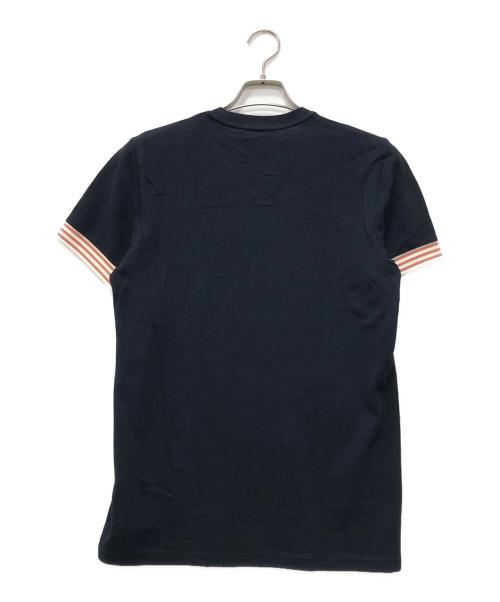 FRED PERRY（フレッドペリー）FRED PERRY (フレッドペリー) Striped Cuff T-Shirt ネイビー サイズ:Sの古着・服飾アイテム