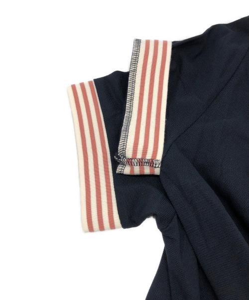 FRED PERRY（フレッドペリー）FRED PERRY (フレッドペリー) Striped Cuff T-Shirt ネイビー サイズ:Sの古着・服飾アイテム