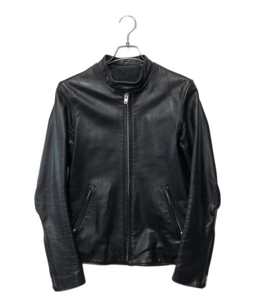 LAD MUSICIAN（ラッドミュージシャン）LAD MUSICIAN (ラッドミュージシャン) シングルライダースジャケット ブラック サイズ:42の古着・服飾アイテム