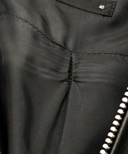 LAD MUSICIAN（ラッドミュージシャン）LAD MUSICIAN (ラッドミュージシャン) シングルライダースジャケット ブラック サイズ:42の古着・服飾アイテム