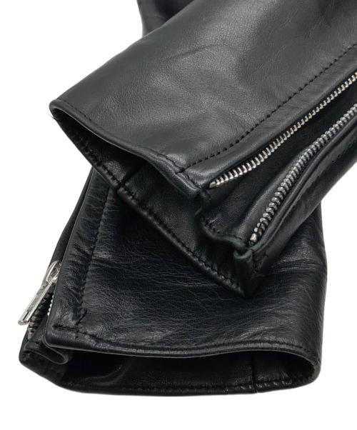 LAD MUSICIAN（ラッドミュージシャン）LAD MUSICIAN (ラッドミュージシャン) シングルライダースジャケット ブラック サイズ:42の古着・服飾アイテム