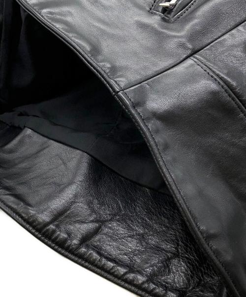 LAD MUSICIAN（ラッドミュージシャン）LAD MUSICIAN (ラッドミュージシャン) シングルライダースジャケット ブラック サイズ:42の古着・服飾アイテム