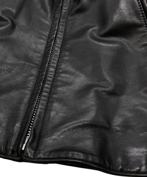 LAD MUSICIAN（ラッドミュージシャン）LAD MUSICIAN (ラッドミュージシャン) シングルライダースジャケット ブラック サイズ:42の古着・服飾アイテム