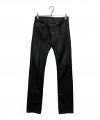 Diorディオール）の古着「ブラックコットンデニムパンツ」｜ブラック