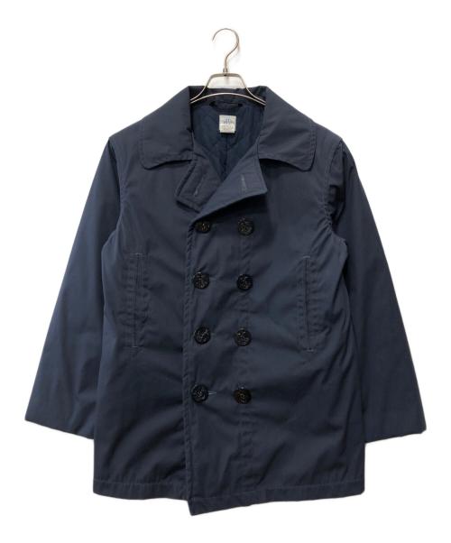 POST O'ALLS（ポストオーバーオールズ）POST O'ALLS (ポストオーバーオールズ) Pコート ネイビー サイズ:Mの古着・服飾アイテム