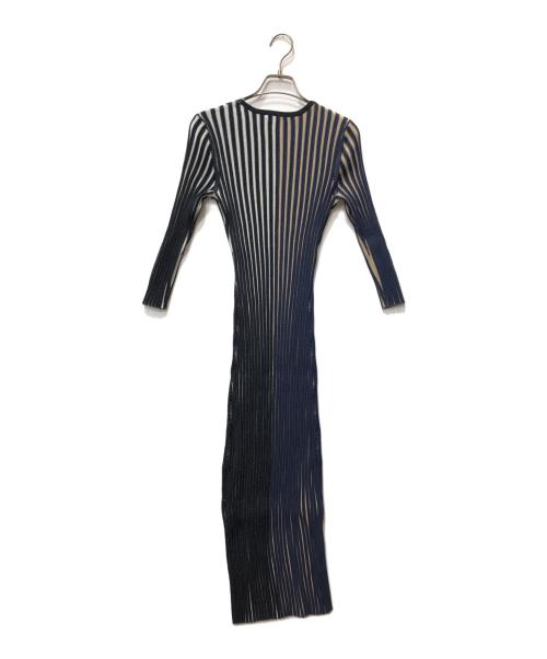 marimekko（マリメッコ）marimekko (マリメッコ) ニットワンピース ネイビー サイズ:Sの古着・服飾アイテム