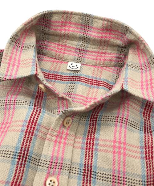 45R（フォーティファイブ・アール）45R (フォーティファイブ・アール) インドネルの908ローファーちび襟シャツ ベージュ サイズ:02の古着・服飾アイテム