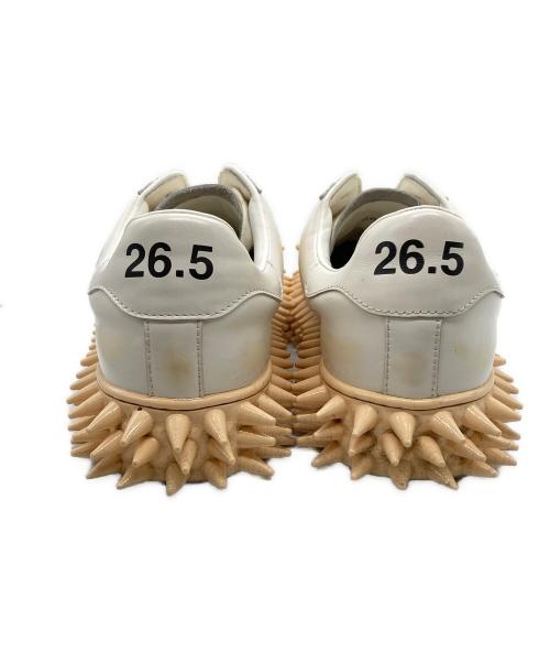 doublet（ダブレット）doublet (ダブレット) SPIKY LEATHER SNEAKER WHITE ホワイト サイズ:26Hの古着・服飾アイテム