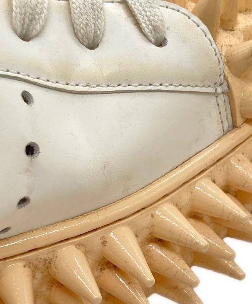 doublet（ダブレット）doublet (ダブレット) SPIKY LEATHER SNEAKER WHITE ホワイト サイズ:26Hの古着・服飾アイテム