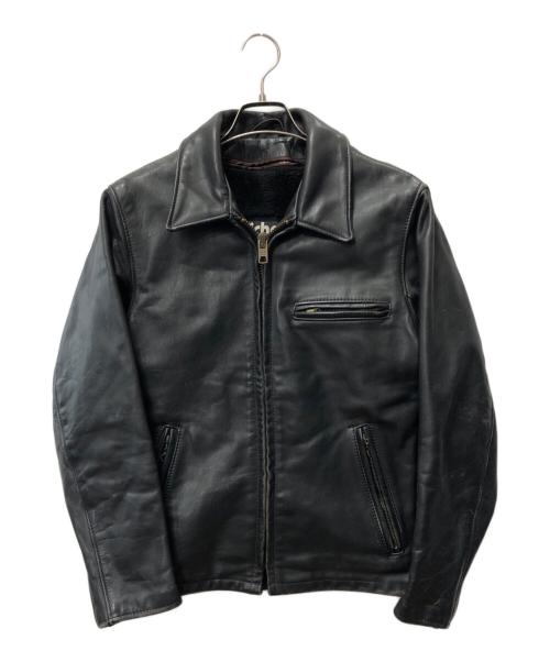 Schott（ショット）Schott (ショット) レザージャケット ブラック サイズ:36の古着・服飾アイテム