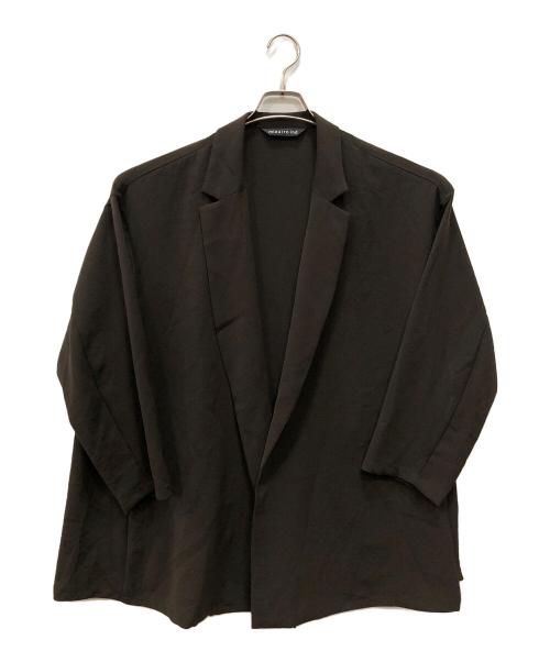 mizuiro-ind（ミズイロインド）mizuiro-ind (ミズイロインド) テーラードジャケット ブラウン サイズ:FREEの古着・服飾アイテム