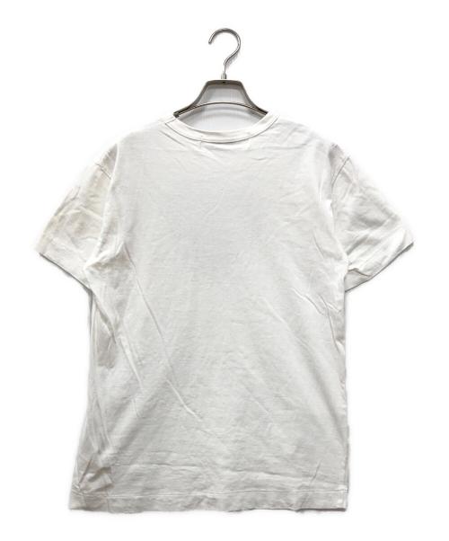 PLAY COMME des GARCONS（プレイコムデギャルソン）PLAY COMME des GARCONS (プレイコムデギャルソン) スタッズハートプリントTシャツ ホワイト サイズ:Mの古着・服飾アイテム