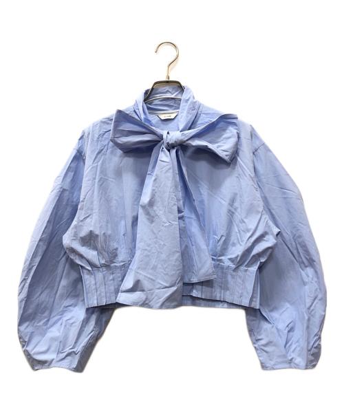 CLANE（クラネ）CLANE (クラネ) RIBBON ZIP SHIRTS ブルー サイズ:1 未使用品の古着・服飾アイテム
