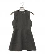 CLANEクラネ）の古着「エプロン トップス」｜グレー