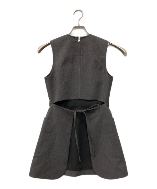 CLANE（クラネ）CLANE (クラネ) エプロン トップス グレー サイズ:1の古着・服飾アイテム