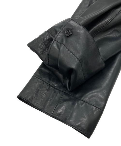 HUGO BOSS（ヒューゴ ボス）HUGO BOSS (ヒューゴ ボス) レザージャケット ブラック サイズ:下記参照の古着・服飾アイテム