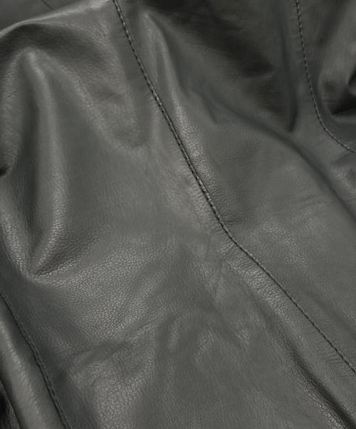HUGO BOSS（ヒューゴ ボス）HUGO BOSS (ヒューゴ ボス) レザージャケット ブラック サイズ:下記参照の古着・服飾アイテム