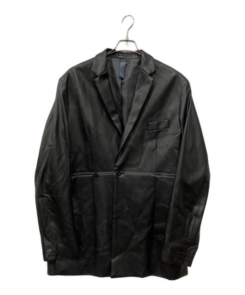 SHINYA KOZUKA（シンヤコズカ）SHINYA KOZUKA (シンヤコズカ) ピーター フェイクレザージャケット ブラック サイズ:Sの古着・服飾アイテム