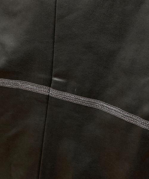 SHINYA KOZUKA（シンヤコズカ）SHINYA KOZUKA (シンヤコズカ) ピーター フェイクレザージャケット ブラック サイズ:Sの古着・服飾アイテム