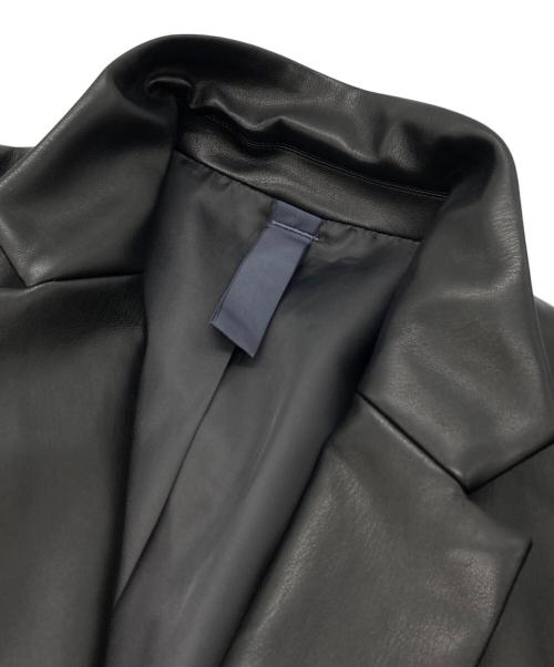 SHINYA KOZUKA（シンヤコズカ）SHINYA KOZUKA (シンヤコズカ) ピーター フェイクレザージャケット ブラック サイズ:Sの古着・服飾アイテム